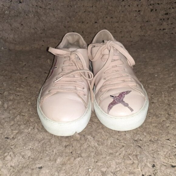 AXEL ARIGATO-Clean 90 Bird Pink Leather Sneakers-Sz 6.5-Excellent - Picture 3 of 8